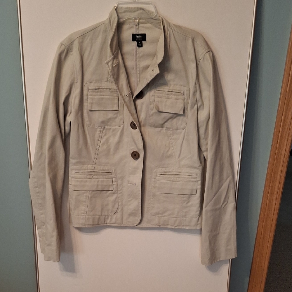 Mossimo Supply Co Cream Utility Jacket